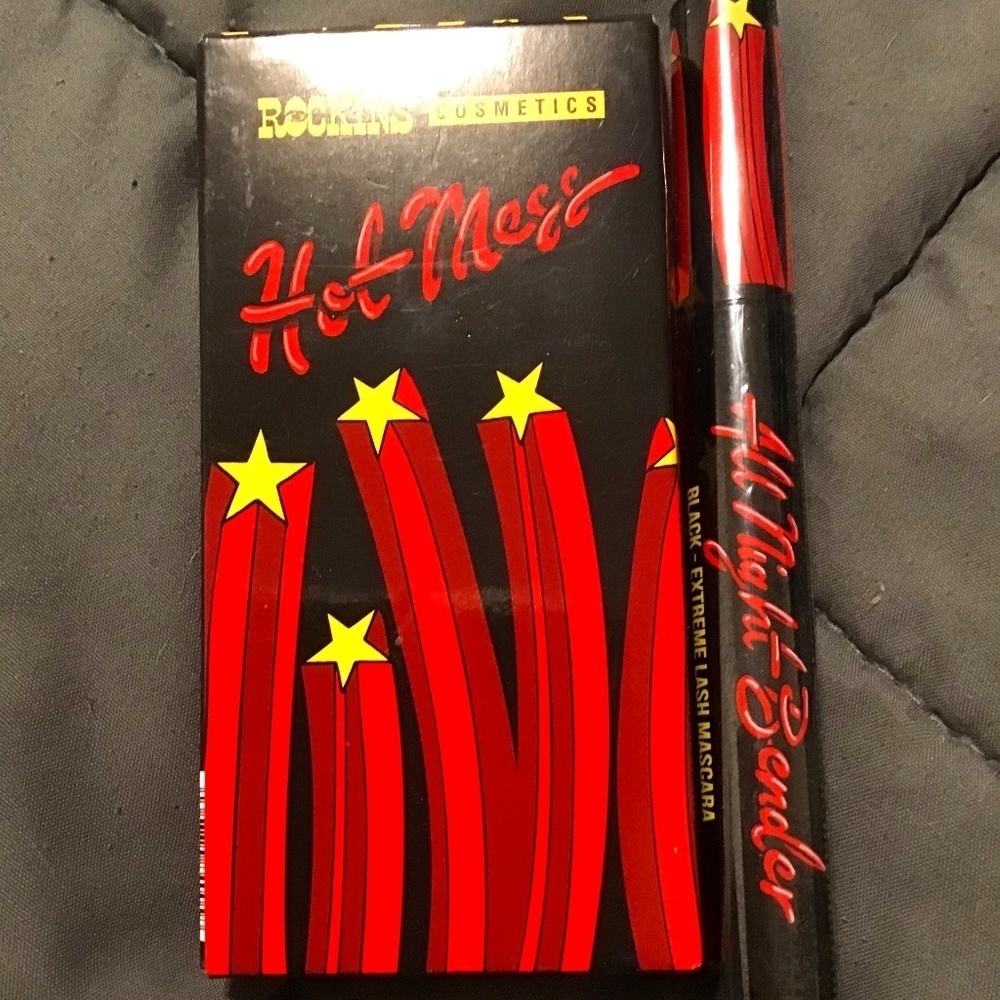 Rockins cosmetics eye stick set plus mascara, bnib
